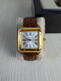 CARTIER SANTOS DUMONT DOURADO LARGE 31MM X 44MM