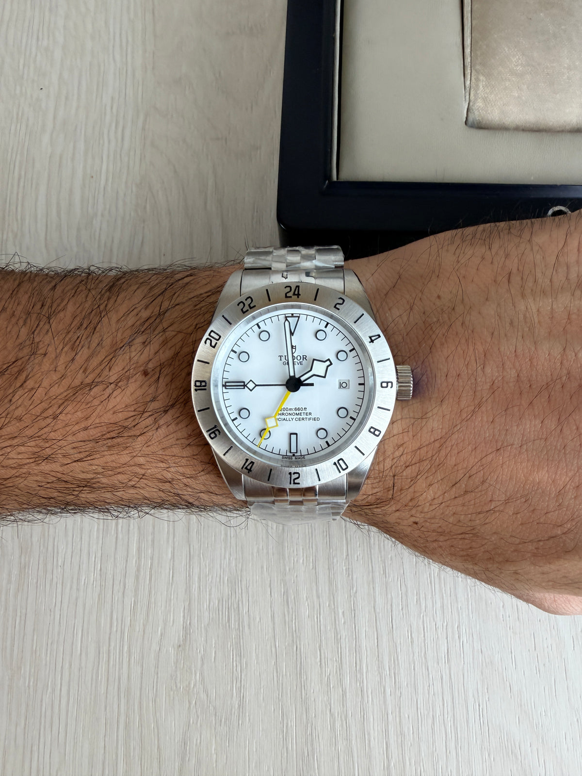 TUDOR BLACK BAY PRATA BRANCO 41M