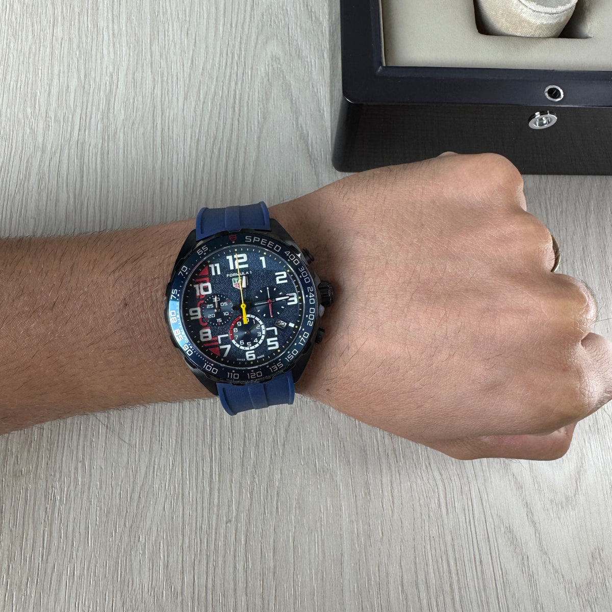 TAG HEUER F1 FORMULA 1 PRETO AZUL 43MM