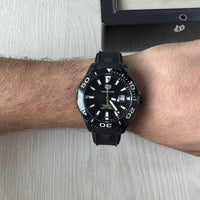 TAG HEUER AQUARACER PRETO BORRACHA AUTOMÁTICO 43MM