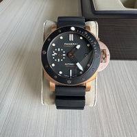 PANERAI SUBMERSIBLE ROSE BORRACHA 42MM