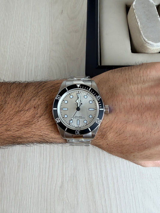 TUDOR BLACK BAY PRATA 41M