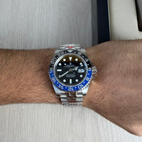 ROLEX GMT MASTER II BATMAN JUBILEU  40MM