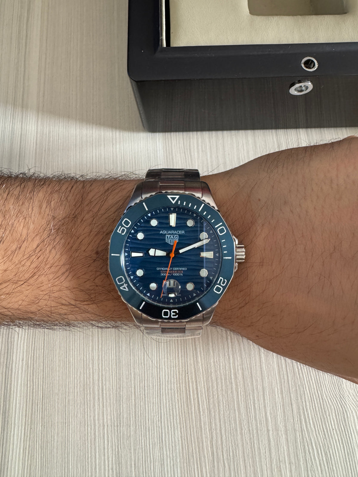 TAG HEUER AQUARACER AZUL AUTOMÁTICO 43MM