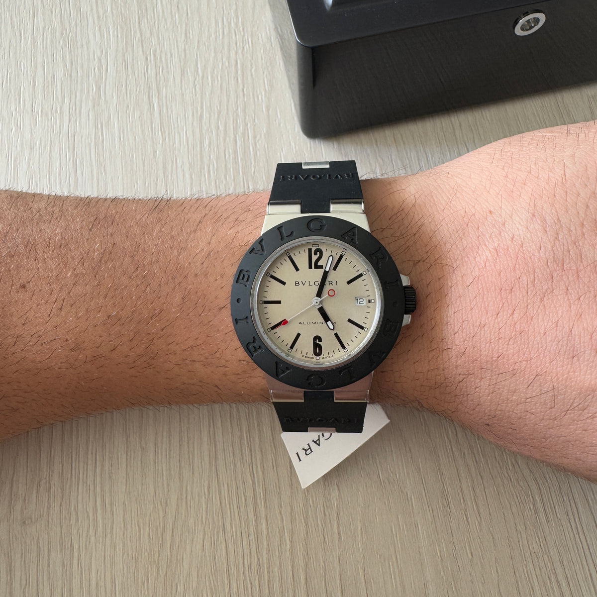 BVLGARI ALUMINIUM  PRATA BRANCO AUTOMÁTICO 40MM