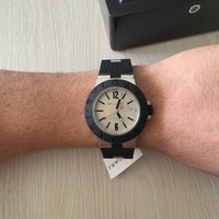 BVLGARI ALUMINIUM  PRATA BRANCO AUTOMÁTICO 40MM
