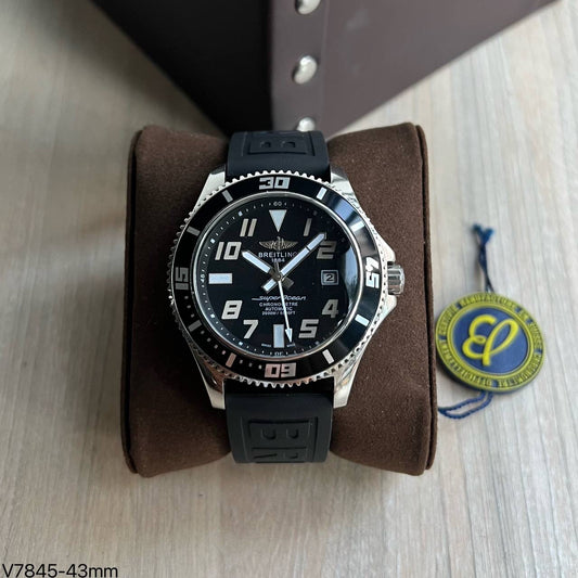 BREITLING SUPEROCEAN AUTOMÁTICO PRETO 45MM