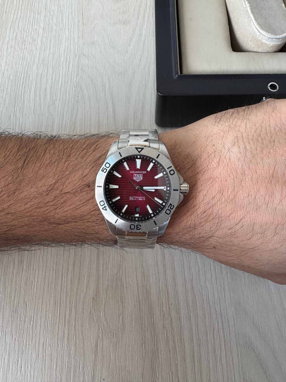 TAG HEUER AQUARACER VINHO AUTOMÁTICO 41MM