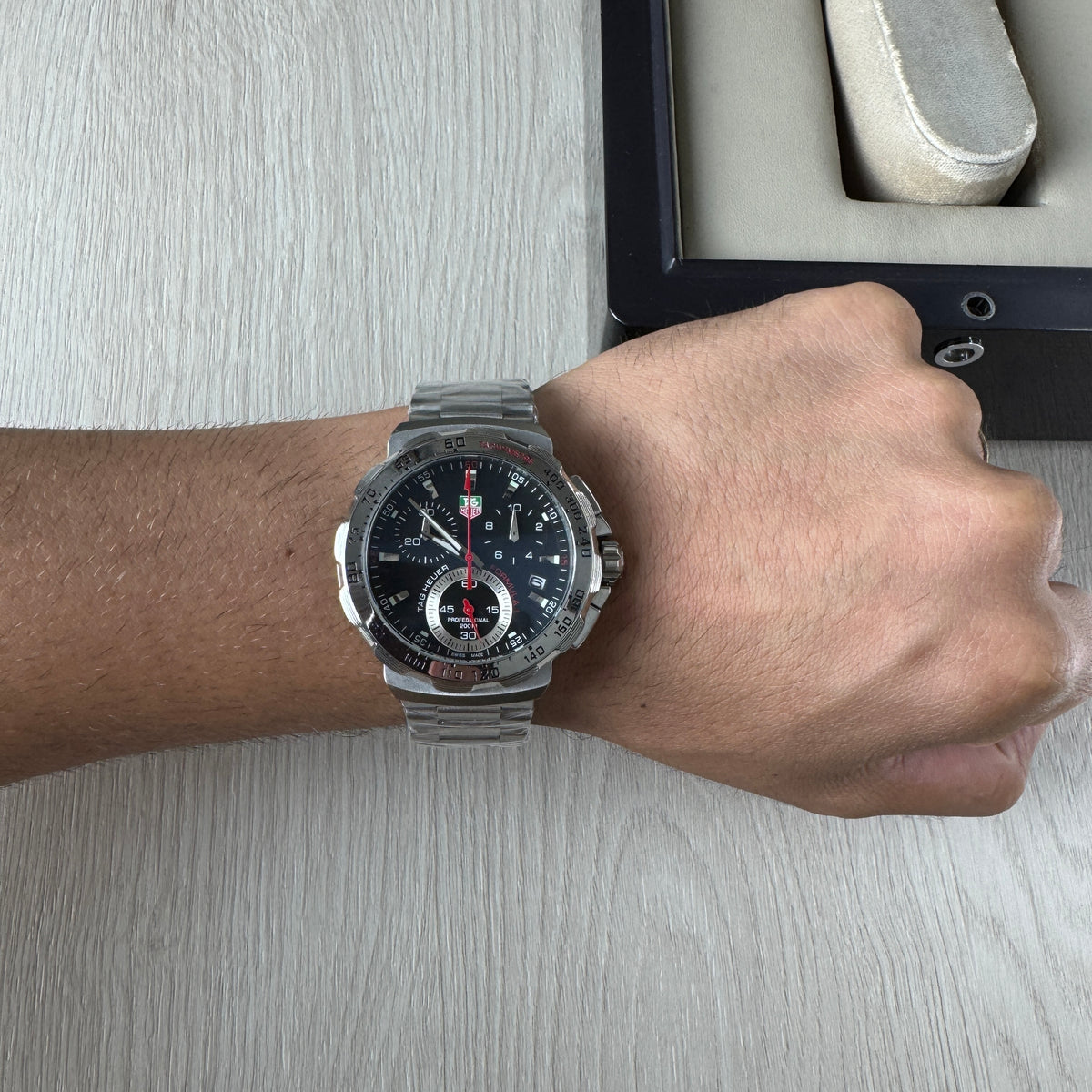 TAG HEUER F1 FORMULA 1 PRATA PRETO 44MM