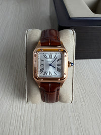CARTIER SANTOS DUMONT ROSE SMALL 28MM X 38MM FEMININO