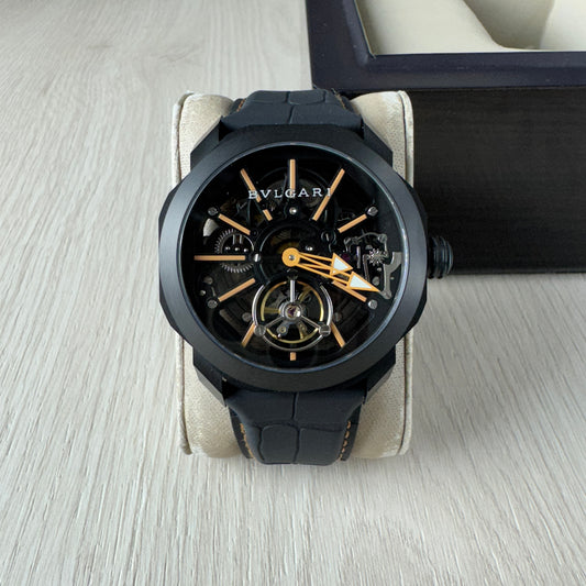 BVLGARI OCTO ROMA PRETO 44MM