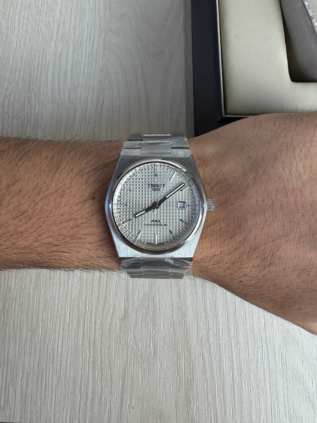 TISSOT PRX PRATA BRANCO 40MM
