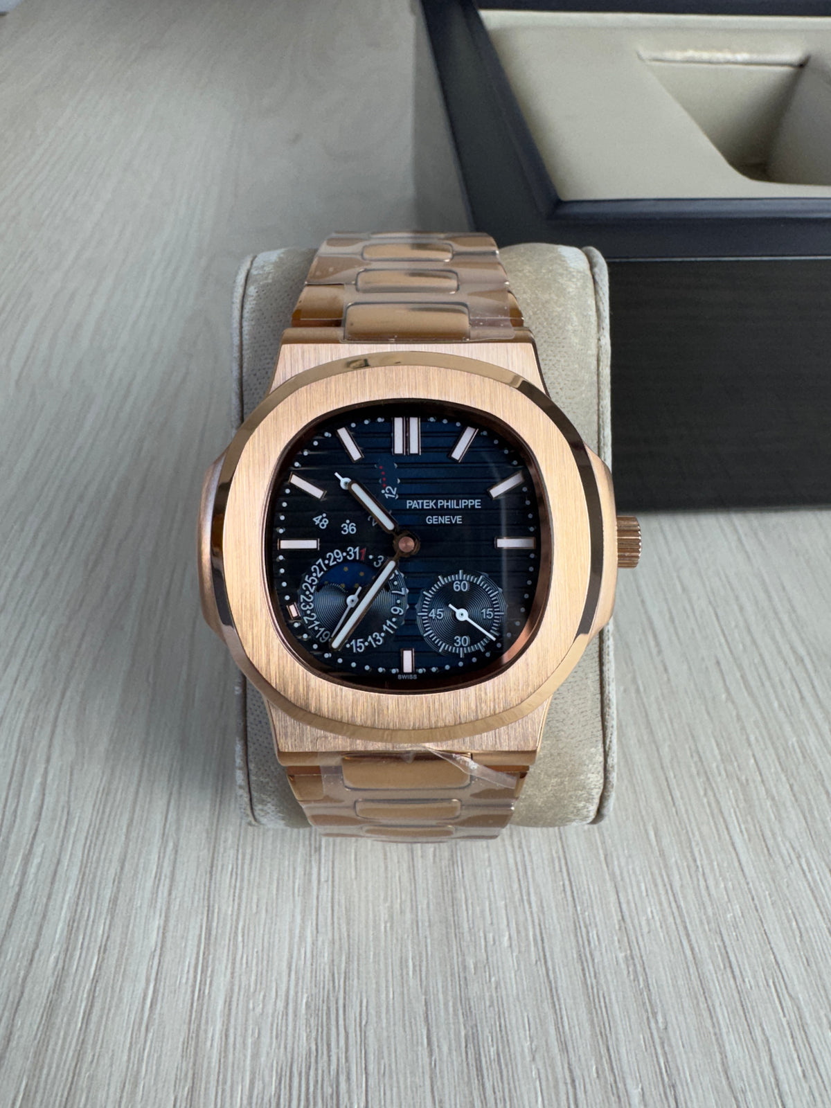 PATEK PHILIPPE NAUTILUS ROSE AZUL 40MM
