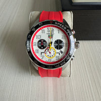 TAG HEUER F1 FORMULA 1 PRATA VERMELHO 43MM