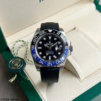 ROLEX GMT MASTER 2 BATMAN BORRACHA 40MM