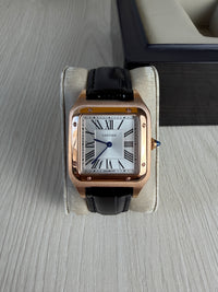 CARTIER SANTOS DUMONT ROSE LARGE 31MM X 44MM