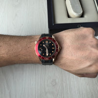 OMEGA SEAMASTER DIVER  ROSE VERMELHO 42MM